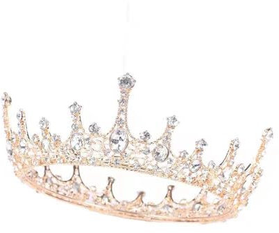 Strass Krone Kronen für Frauen, Tiara Barock Hochzeit Krone, Strass Queen Crowns, Hochzeitskrone mit Strasssteinen für Frauen Kristall Königin Tiara für Hochzeit, Festzüge, Geburtstag Party