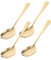 Genérico 4 Cucharas De Acero Inoxidable Para Servir Cucharas De Acero Inoxidable Para Buffet Utensilios Para Servir Cuchara Para Comida Cuchara Para Buffet Cucharas Para