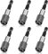 Magnetic Bit Holder, Pack of 6, Quick Change Bit Holder with Magnet 1/4 Inch (60 mm), Bit Holder, Magnetic Ideal for Drill, Screwdriver, Thread Screw from Makita, Metabo, Bosch, Dewalt