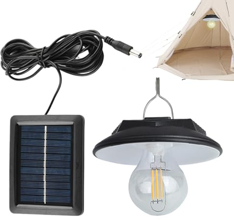 Zahoken Lampe Solaire Pour Abri De Jardin, Plafonnier LED Solaire, Lampes À Détecteur De Mouvement D'intérieur, Éclairage Automatique Intelligente Et Luminosité Pour Piscine Garage Clôture Terra