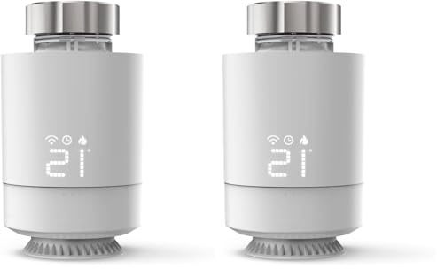 Hama Smartes Termostato per radiatore (estensione per controllo del riscaldamento Wi-Fi, regolatore di riscaldamento Smart Home per tutte le valvole, termostato programmabile, riscaldamento