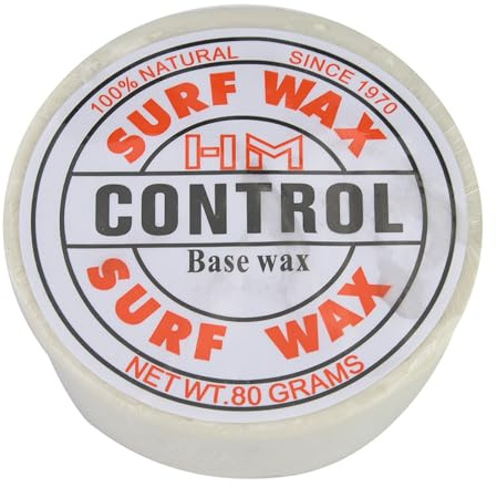 MechKit halkskydd surfvax, surfbrädetillbehör, bräda, skateboard, bas, vattentemperaturvax, högkvalitativ, hållbar paraffinblandning för surfing, skateboard, longboard, 5 (vit)
