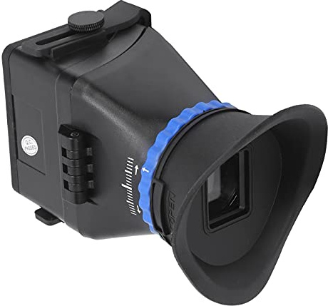 Wakects Kamerasökare LCD-lupp Skärmförstorare 3x Dioptrijusterbar Inzoomad Skarp Dagsljusfotografering med Optiskt Glas Gummiögonmussla 1/4-tum 3/8-tums Fäste för 3-tum,2-
