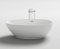 Badewanne 180 x 90 x 58 Freestanding Mitte Raum Stil Oval Design Modern