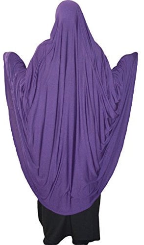 Khimar Einteiliger Hidschab, aus dehnbarem Lycra Gr. Einheitsgröße, violett