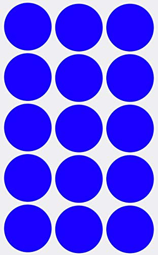 Aufkleber Blau 30 mm Klebepunkte – 3 cm Etiketten 225 Stück von Royal Green
