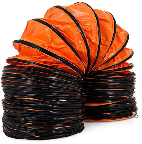 Mophorn Flexibler Schlauch aus PVC, 10 m, für Abluftventilator, Durchmesser 300 mm