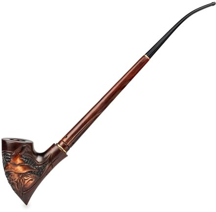 Dr. Watson - Kirchenwarden Tabakpfeife, Sammlerserie, handgefertigt aus Birnholz, im Stil von Tolkiens Hobbit aus dem Herrn der Ringe (Gandalf)