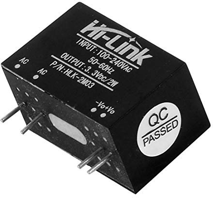 Hi-Link Módulo de fuente de alimentación HLK-2M03 CA-CC 220 V a 3.3 V 600 mA reductor aislado inteligente convertidor de interruptor doméstico (2 piezas)
