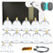 SHINEFUTURE Set di coppettazione per il viso e corpo 7 in 1, kit per massaggio viso e corpo, coppette anticellulite per muscolare, rilascio fascia, drenaggio linfatico, sollievo dal dolore naturale