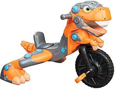little tikes Chompin' Dino Trike - Interaktives Dinosaurier-Rutschfahrzeug mit Geräuschen & mehr - Robust & Langlebig - Fördert aktives & fantasievolles Spielen - für Kinder ab 3 Jahren