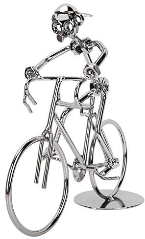 Pssopp Deko Fahrrad Modell Fahrrad aus Metall Kunst Fahrrad Modell Sammlereisen Skulptur Dekoration für Radfahrer, Art Dekoration Ornamente für Home Office