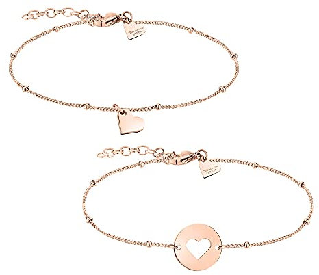 Tamaris Geschenkset Armbänder Edelstahl Roségold