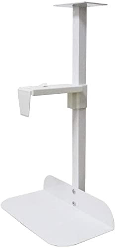 HOSMENDFOE PC-Stand-Aufhänger Hängen Computerturm-Stand-Schreibtisch-Halterung einstellbares Desktop-Host-Chassis-Halterungs-Chassis-Basis (Color : White, Größe : 19.6x11.8x5.9in)
