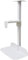 HOSMENDFOE PC-Stand-Aufhänger Hängen Computerturm-Stand-Schreibtisch-Halterung einstellbares Desktop-Host-Chassis-Halterungs-Chassis-Basis (Color : White, Größe : 19.6x11.8x5.9in)