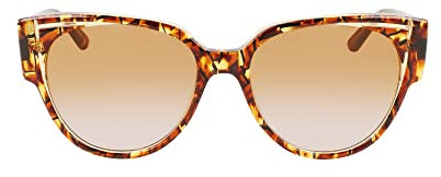 KARL LAGERFELD Damen KL6068S Sonnenbrille, Textur/Gelb, Einheitsgröße