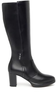Nero Giardini I411720D Stivali Donna in Pelle - Nero 36