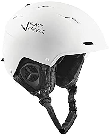 BLACK CREVICE Skihelm GERLOS weiß, M (54-57cm)…