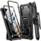 i-Blason Armorbox Series Hülle für Samsung Galaxy S23 5G Bumper Case mit 2 Vorderseite (ohne Displayschutz + mit Displayschutz) 2023 Ausgabe (Schwarz)