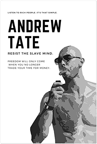 Generisch Andrew Tate Listen to Rich People Poster (30x45 cm)