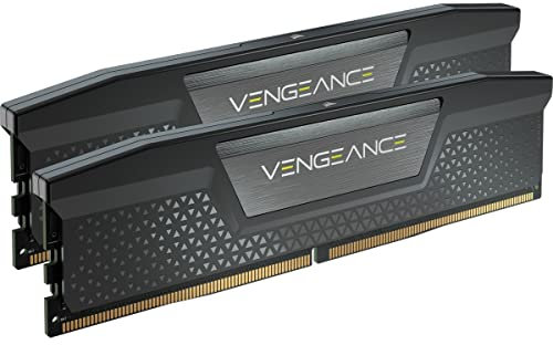 CORSAIR VENGEANCE DDR5 RAM 48GB (2x24GB) 6400MHz CL36-48-48-104 1.35V Intel XMP 3.0 Desktop-Arbeitsspeicher – Schwarz (CMK48GX5M2B6400C36)