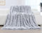 KANKAEU Kuscheldecke Flauschig 160×200 cm, Super Weich & Warme Decke, Farbverlauf Grau Kuscheldecke, Hochwertige Wohndecke, Fleecedecke, Sofadecke, Tagesdecken, Couchdecke