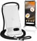 Ciciber Ttusy Coque de protection pour téléphone portable Google Pixel 7 - Avec cordon - Fine - Anti-chocs - En TPU transparent - Avec chaîne - Noir