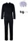 SKAYWHUK Gojo Satoru Cosplay Kostüm Gojo Satoru Schuluniform Jacke Hose Brille mit Perücke für Halloween