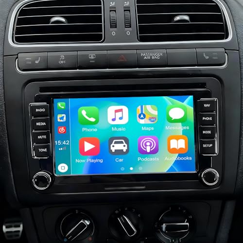 Radio con GPS para Coche Android 13, Compatible con VW, Compatible con Golf 5, 6, Compatible con Polo EOS, Reproductor de Pantalla táctil de 7, 2 + 32 GB, Unidad Principal Multimedia para Coche