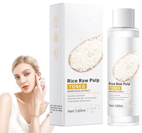 Rice Toner Koreanisch, Rice Pure Essential Toner, Feuchtigkeitsspendender Reisextrakt Toner, Feuchtigkeitsspendender und feuchtigkeitsspendender Reisextrakt, Nährt die Hautzellen