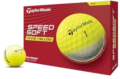 TaylorMade Speed Soft Golfbälle Uni (Gelb)
