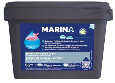 Marina pH Moins Galets pré-dosés pour 10 m³ 3,2 kg