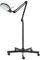 Neatfi Bifocals Lampe loupe LED 1 200 lumens avec base pivotante à 5 roues, dioptrie 5/20, intensité variable, 60 LED SMD, lentille de 12,7 CM de diamètre (Noir)