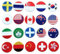 Deutschland flagge patch zum aufbügeln Reise aufnäher zum aufbügeln bügel patches 20 patches flaggen der welt USA Japan Türkei flagge Deutschland Schweden flagge Niederlande flagge Finnland
