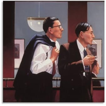 Gentleman by jack_vettriano Wandkunstdrucke, Poster, Kunstwerke, Bilddruck, Poster, Wandkunst, Gemälde, Leinwanddekoration, Heimposter, 70 x 70 cm