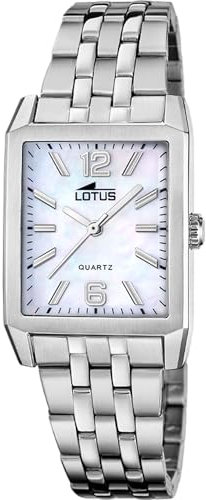 Lotus Uhr Für Damen 18985/1 Square Series Silber Edelstahl Case SilberEdelstahl Band