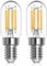 T22 E14 LED Lampadine per Frigoriferi 2W Bianco Caldo 2700K, SES Pigmeo Lampadine Sostituzione per E14 Frigorifero Lampadina 25W, AC 220-240V, 200 Lumen, Piccola Vite Luce Notturna, 2 Pezzi