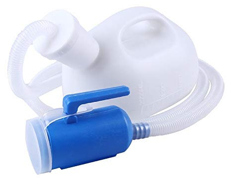 PBDEIOEOE Pipi Portable, récipient en Plastique pour Pipi, Urinoir for Hommes avec gobelet à Urine Portable à Main de Grande capacité de 2000 ML