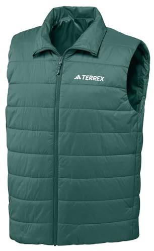 adidas Men's Terrex Multi Essentials CLIMAWARM Padded Vest, preloved teal, M
