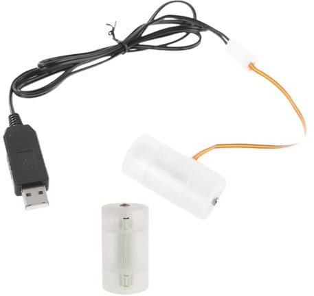 BWANGIAO 3V LR14 C Batterie-Eliminatoren ersetzen 2 Stück 1,5 VC Batterien, Netzteiladapter für LED-Licht, Thermostat, Tischlampe