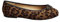 Yours - Leopard Print Ballet Pumps in Extra Wide Eee Fit - Women's Brown
