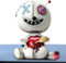 Harz Voodoo Doll Bobble Head | Schüttelfrost -Autodekoration | Einzigartige Fluchpuppen -Armaturenbrettverzierung, lustige Auto -Innenarchitektur, Voodoo Doll Car Accessoires für Dashboard -Dekoration