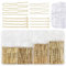 370 Pièces Epingle Cheveux Femme, Métal épingle à Cheveux, 5cm 6cm 7cm U Pince a Chignon Pinces à Cheveux, pouce Bandes de Cheveux Transparentes, avec Boîte de Rangement- Dorées