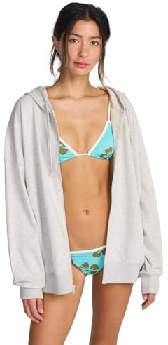 Billabong Zip Family - Kapuzenpulli mit Reißverschluss - Frauen - XL - Grau