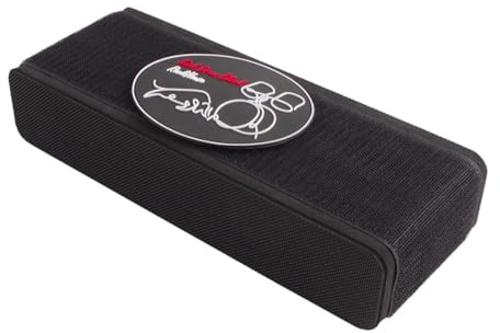 kowaku Bass Drum Stopper Pad Sorgt für Festen Halt Der Bassdrum Double Kick Drum mit Rutschfestem Block Und Stabilisierendem Kern für Auftritte Musikp, Schwarz