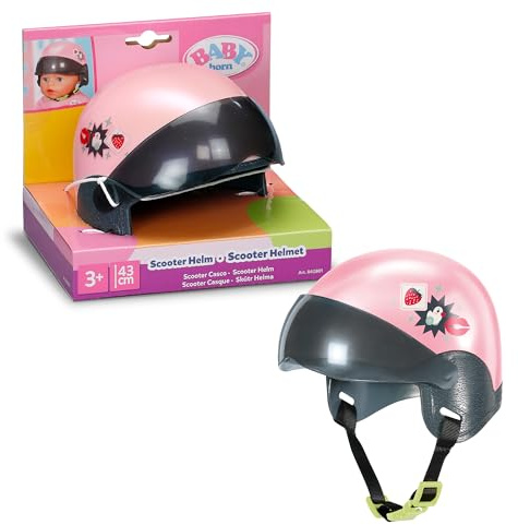 BABY Born Scooter Helm für 43 cm Puppen | Visier, Puppenzubehör für 43 cm Puppen