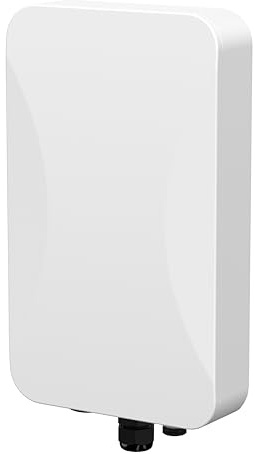 Labgear WiFi 6 Outdoor Access Point AX1800 1800Mbps, IP67 Waterproof Dual Band 2.4GHz 5GHz, Gigabit PoE Powered Wireless Access Point, Long Range Coverage, Cloud Managed, Wall Mount, White