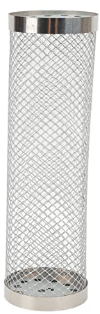 Funien Panier à Grillades Roulant en Acier Inoxydable, Panier de Barbecue pour les Amateurs de Cuisine en Plein Air (20 cm/7,9 pouces)
