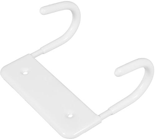 Uonlytech Support Mural pour Planche à Repasser, Support Mural en Fer, Blanc, Design Élégant, Rangement Mural, Installation Facile pour la Maison et les Placards