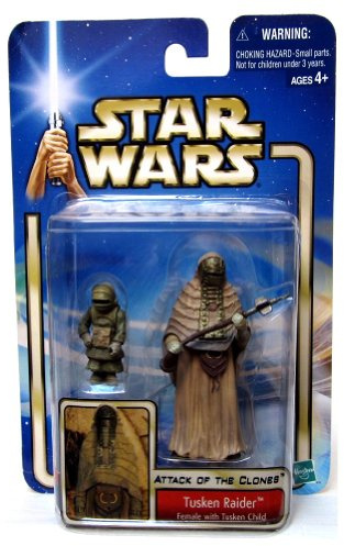 Hasbro 84864 Star Wars Tusken Raider with Child Figure - Attack of the Clones 2002